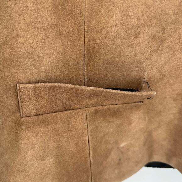 Katch Me Suede Snap Vest Mens Sz XXL Halloween Reenactment Costume Cosplay - Picture 3 of 8